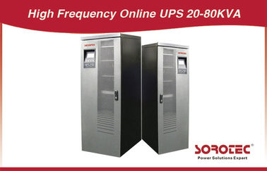 ECO - Friendly 20, 60, 80 KVA 3 Phase in / out UPS en ligne de haute fréquence, 380 / 400 / 415V
