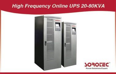 Trois Phase 380V AC 20, 40, 80 KVA haute fréquence en ligne UPS avec RS485 RS232, AS400,