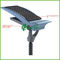 lampes solaires de jardin de réverbères de panneau solaire de 3M Polonais 5W avec l'abat-jour de verre trempé
