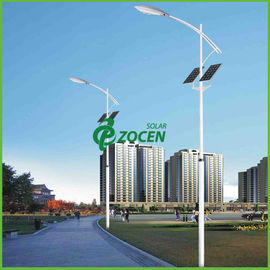 réverbères de panneau solaire de 112W 14400LM 6500K pour la route principale 12M Polonais