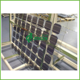 Le rendement élevé a stratifié les panneaux solaires monocristallins pointus 155W 36v de toit