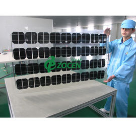Systèmes solaires de service montés par toit de picovolte de double de grille en verre transparente de panneau solaire dessus -