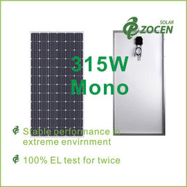 Panneaux solaires monocristallins inégalés de représentation, de fiabilité et d'esthétique 315W