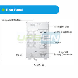 Conversion en ligne en ligne à haute fréquence monophasé 2KVA UPS la véritable double se lève