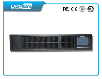 Monophasé 1Kva - 10Kva support à haute fréquence UPS montable avec l'écran d'affichage à cristaux liquides de Digital