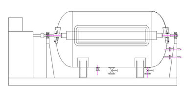 Tissu géant Jigger de colorant de conversion de fréquence à C.A. teignant Machine1000kg - 3200kg