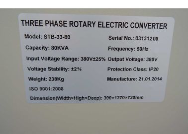 80 régulateur de tension automatique triphasé d'intérieur/extérieur du KVA IP20