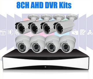 pleins HD appareils-photo de 1 télévision en circuit fermé de Megapixel du kit 1280 x 720 de la télévision en circuit fermé DVR de 8Channel