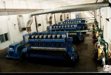 moteur diesel à mazout électrique de 3 phases de combustible lourd de centrale de Genset de la station 60MW