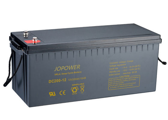 12 volts de VRLA de batterie profonde 200Ah de cycle pour de mise hors tension les réseaux solaires